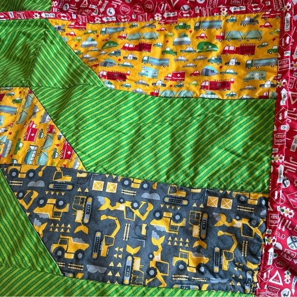Colorful Patchwork Car Quilt - Picture 3 of 4